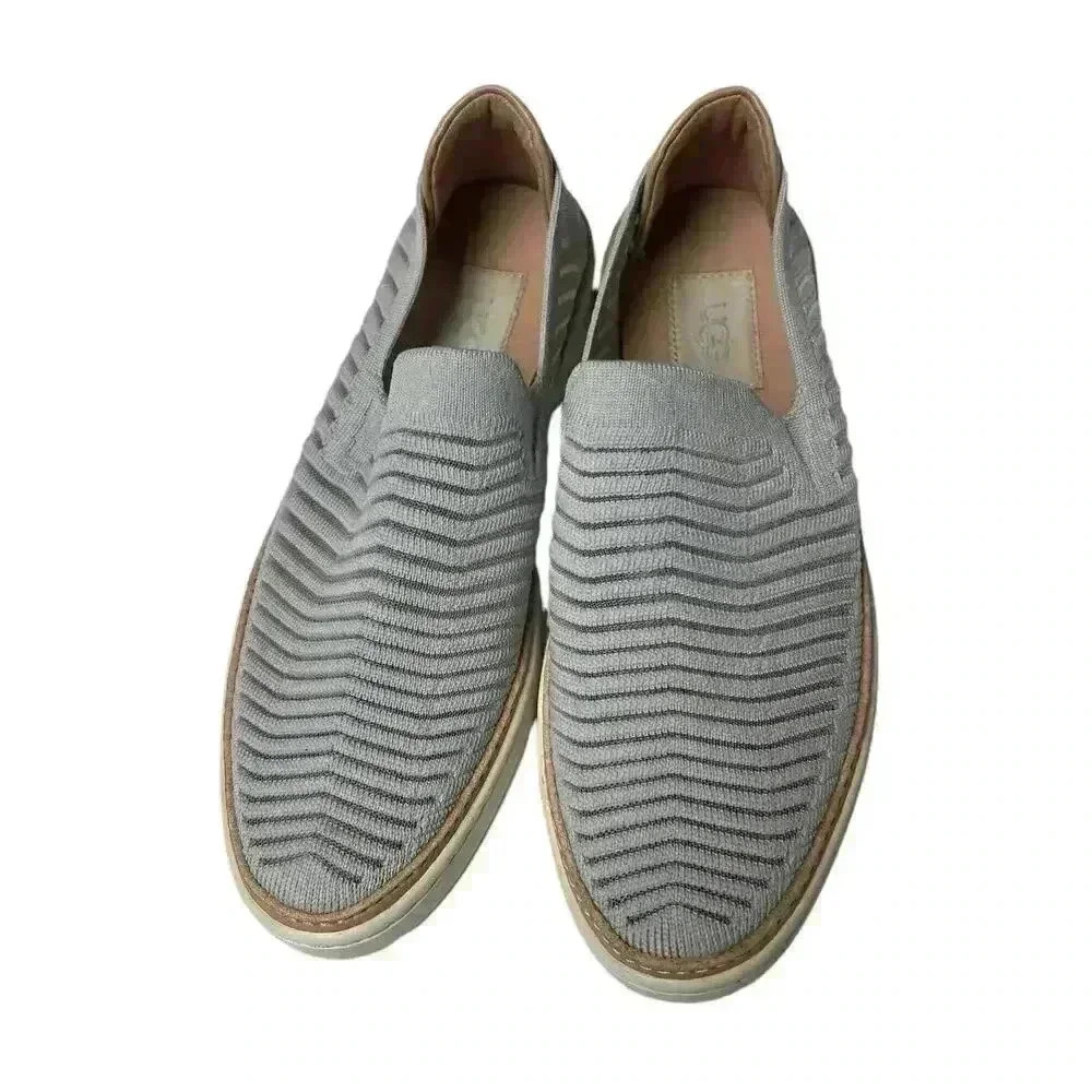UGG Sammy Breeze Slip On Women Gray Tan 7 - Picture 4 of 10